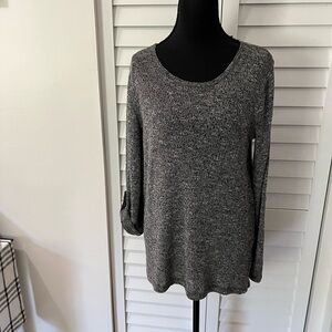 Gray Women's Knit Top